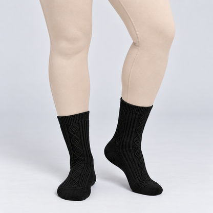 Vela Sculpt™ Ribbed Crew Socks — 3 Pack