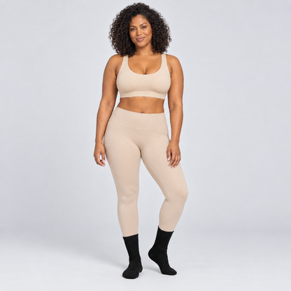 Vela Sculpt™ Ribbed Crew Socks — 3 Pack