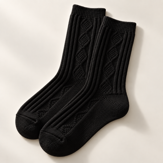 Vela Sculpt™ Ribbed Crew Socks — 3 Pack