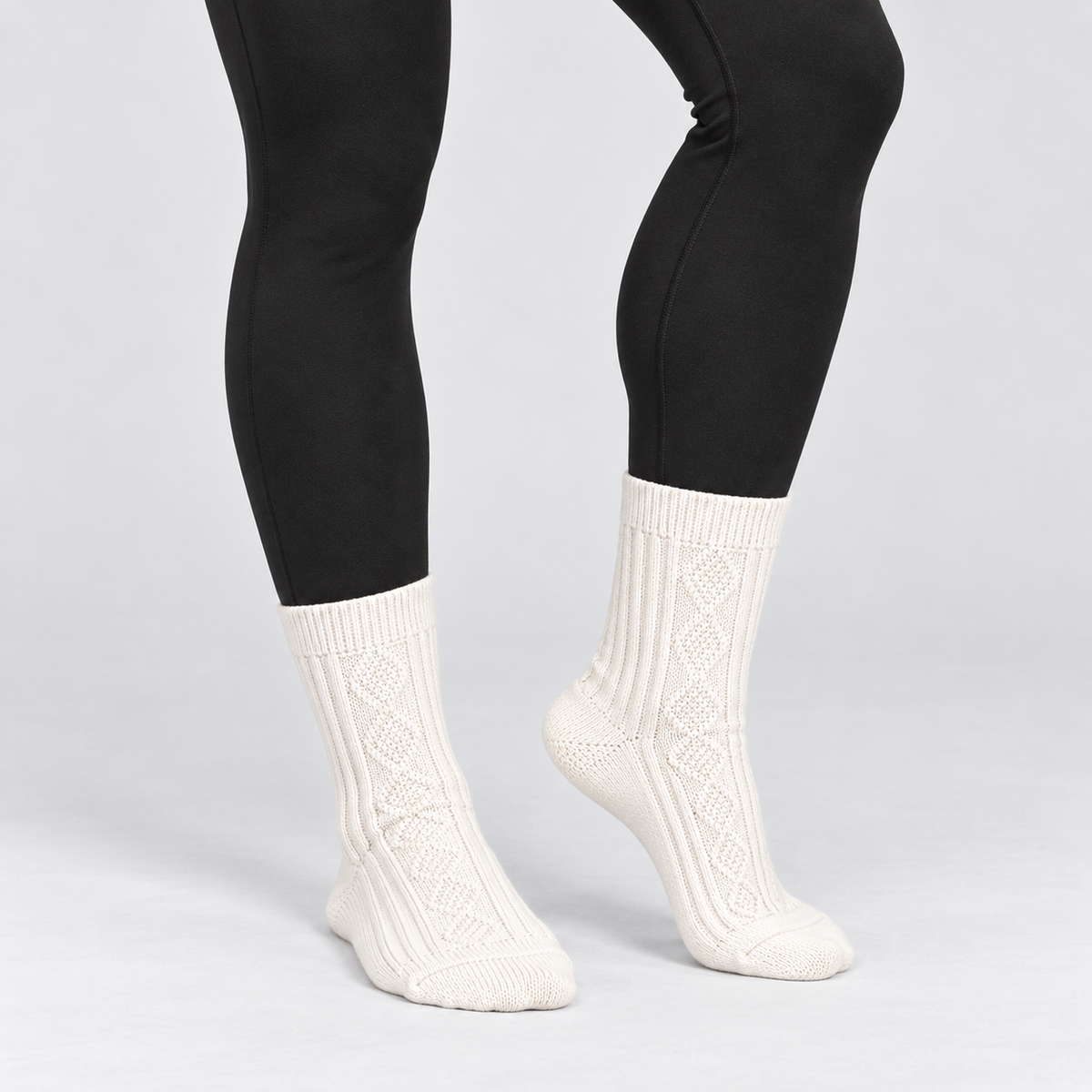 Vela Sculpt™ Ribbed Crew Socks — 3 Pack