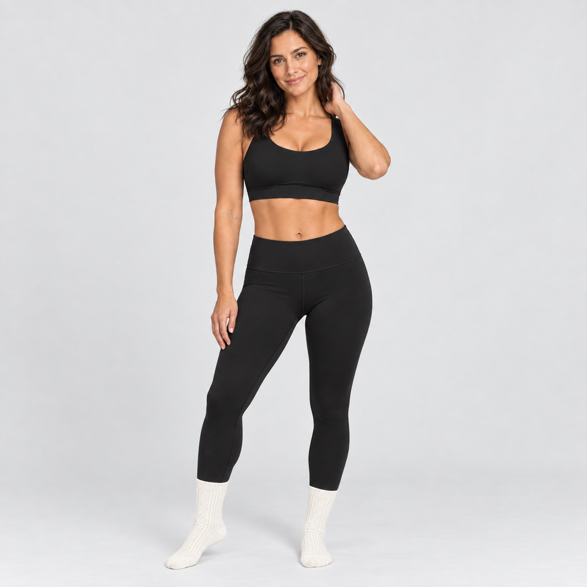 Vela Sculpt™ Ribbed Crew Socks — 3 Pack