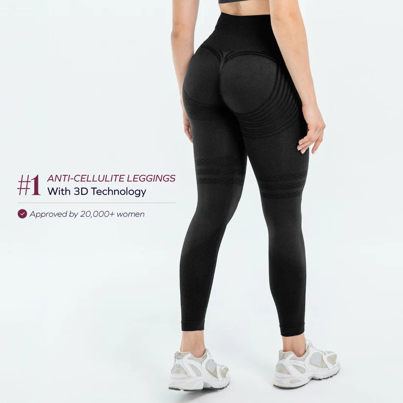 3D Leggings | Black