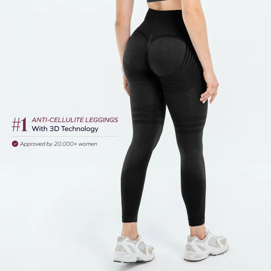 3D Leggings | Black