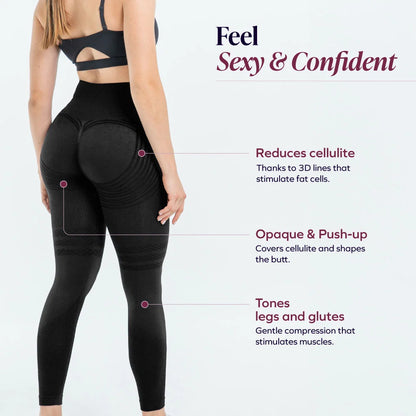 3D Leggings | Beige